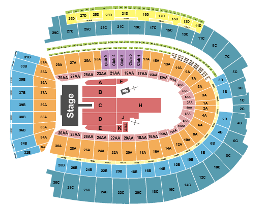 Ohio Stadium Buckeye Country Superfest Seating Chart